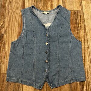 Vintage Stampede Custom Denim Vest
